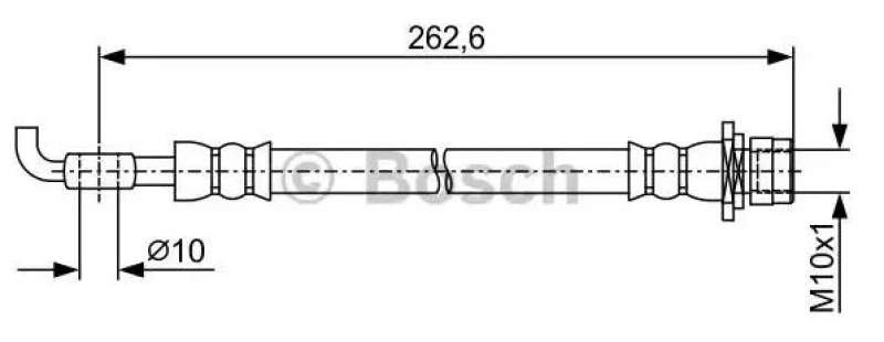 Image of Bosch 1 987 481 936 Brake Hose Brake Hose (83)