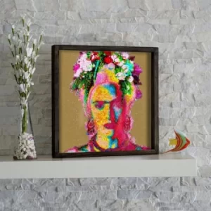 Image of KZM266 Multicolor Decorative Framed MDF Painting