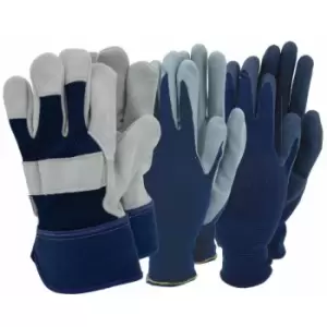 image of Town & Country Mens Triple Pack Rigger Glove - TGL510