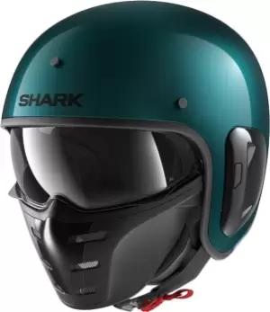 Image of Shark S-Drak 2 Blank Jet Helmet, turquoise, Size 2XL, turquoise, Size 2XL