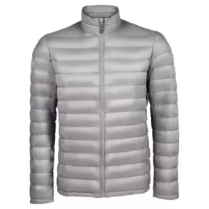 Image of SOLS Mens Wilson Lightweight Padded Jacket (S) (Metal Grey)