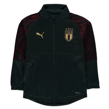 Puma Italy Stadium Jacket Junior Boys - Black