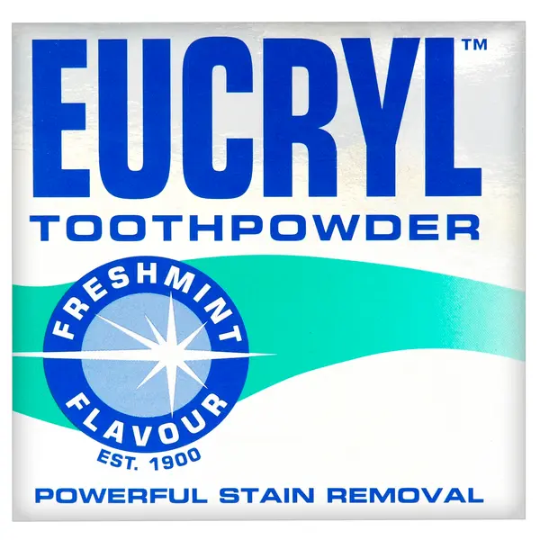 image of Eucryl Smokers Freshmint Flavour Toothpowder 50g