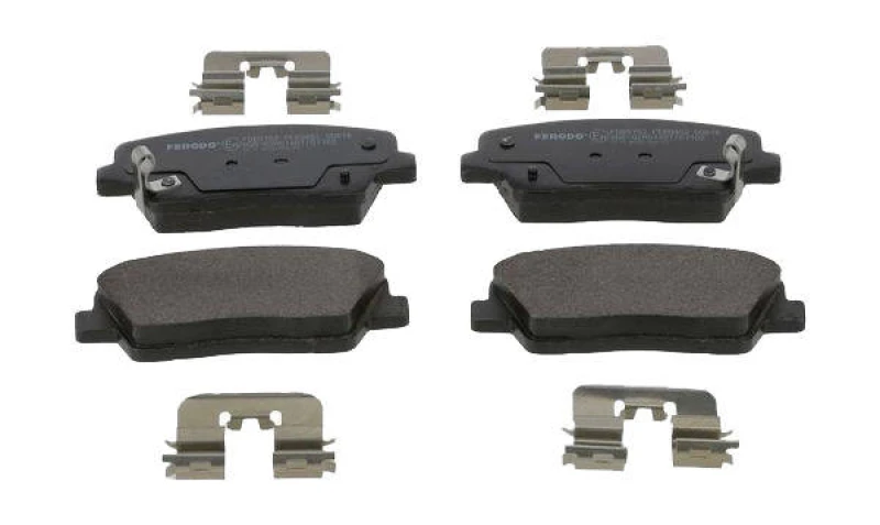 Image of FERODO FDB5152 Brake pad set PREMIER ECO FRICTION with acoustic wear warning, with accessories Brake Pad Set,disc brake (402)