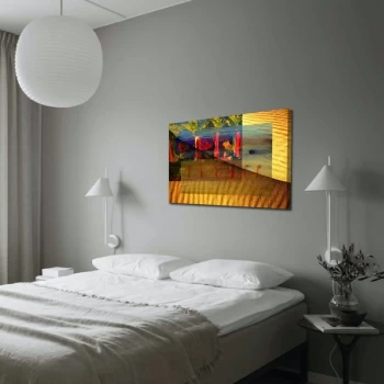 Image of 70100ABSC - 002 Multicolor Decorative Canvas Painting