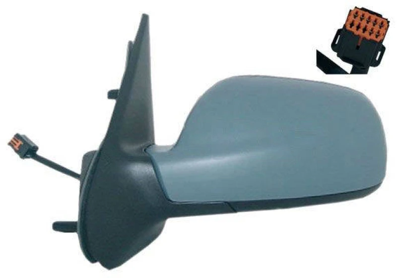 Image of ALKAR 6121365 Wing mirror Left, Electric, Aspherical, primed Outside Mirror (50)