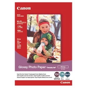 Image of Canon GP-501 6x4 Glossy Photo Paper 210g 100 Sheets