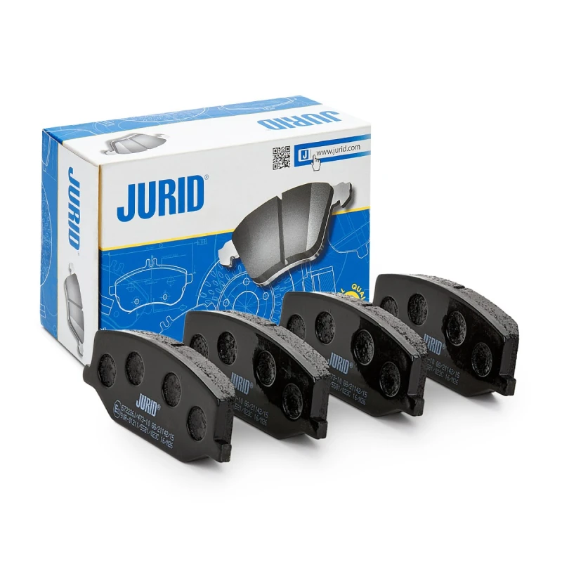 Image of JURID 572226J Brake pad set not prepared for wear warning indicator, without accessories Brake Pad Set,disc brake (402)