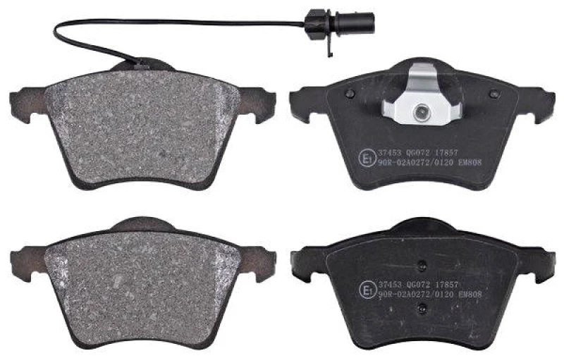 Image of A.B.S. 37453 Brake pad set with integrated wear sensor Brake Pad Set,disc brake (402)