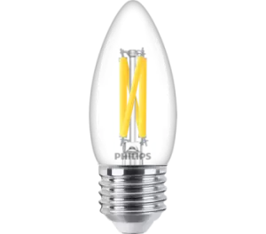 Image of Philips Master Glass 3.4-40W Dimtone LED Candle E27 Very Warm White - 929003012382