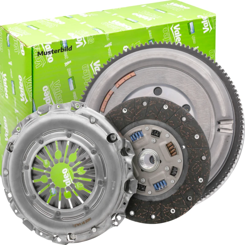 Image of VALEO 835019 Clutch without central slave cylinder, CONVERSION KIT, with clutch disc, Conversion from dual-mass flywheel to single-mass flywheel Clut