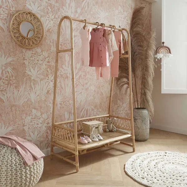 image of CuddleCo Aria Clothes Rail Natural