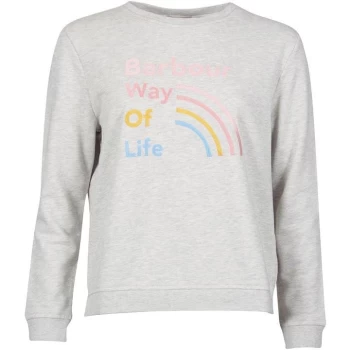 Image of Barbour Sandridge Sweatshirt - cloud marl WH71