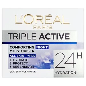 Image of LOreal Paris Triple Active Night Cream 50ml