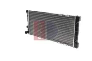 image of AKS DASIS Engine radiator Mechanically jointed cooling fins 041700N Radiator, engine cooling,Radiator VW,CORRADO (53I)