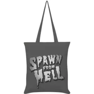 image of Grindstore Spawn From Hell Tote Bag (One Size) (Grey) - Grey