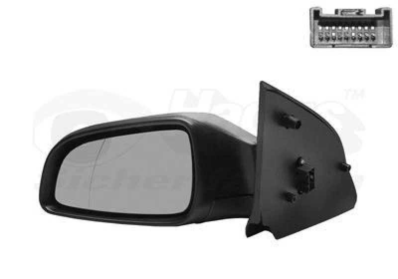 Image of VAN WEZEL Wing mirror VAN WEZEL 3746827