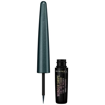 image of Rimmel Wonder'Swipe 2-in-1 Liner to Shadow 1.7ml (Various Shades) - Out Out