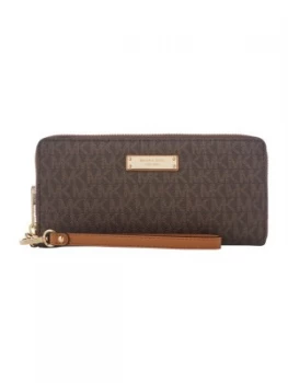 Image of Michael Kors Jet set item travel purse Brown