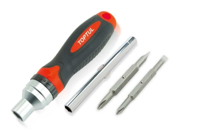 Image of TOPTUL GAAR0402 Bit Screwdriver Number of tools: 4, Spanner Size: SL6 Bit Screwdriver (6623)
