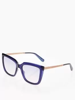 image of Ted Baker Maud Cateye Sunglasses - Dark Blue, Dark Blue, Women