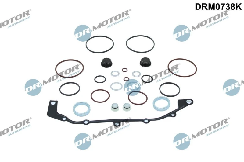 Image of DR.MOTOR AUTOMOTIVE Timing cover gasket set DR.MOTOR AUTOMOTIVE DRM0738K