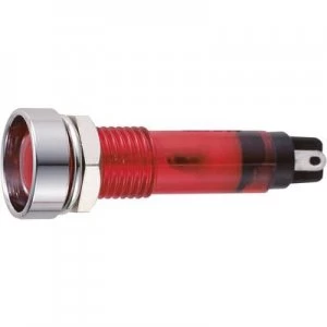 Image of Standard indicator light with bulb Red B 406 12