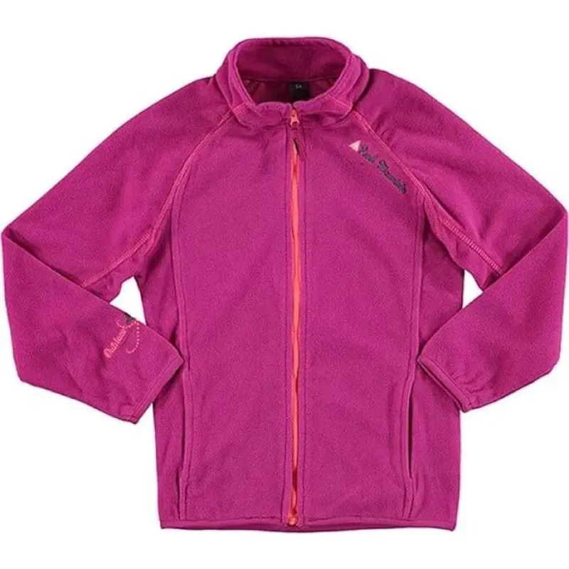 Image of Peak Mountain Girl's full-zip microfleece sweatshirt Peak Mountain Fafone Rose Female 4 ans FAFONE/AF/1-FUSHIA