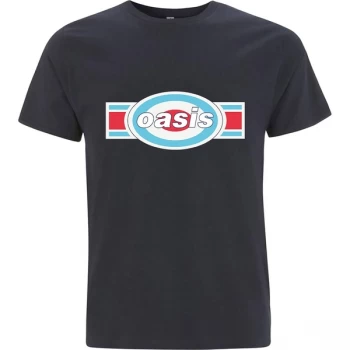 Image of Oasis - Oblong Target Unisex X-Large T-Shirt - Blue