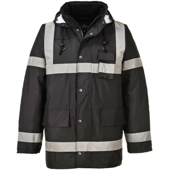 Image of Portwest - S433BKRM - sz M Iona Lite Jacket - Black