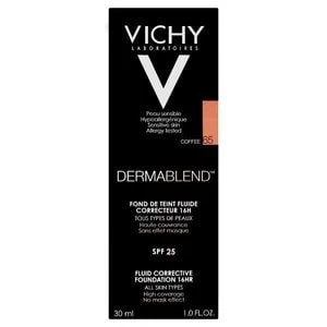 Image of Vichy Dermablend Fluid Corrective Foundation 65 Coffee