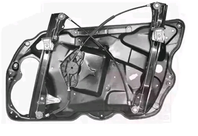 Image of VAN WEZEL 5740261 Window regulator Left Front, Operating Mode: Electric, without electric motor, with bolted-on plate Window Winder (1561)