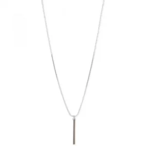 image of Ladies Nine West Silver Plated Swing Along 36" Necklace