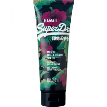 image of Superdry Hawaii Shower Gel + Body Wash 250ml