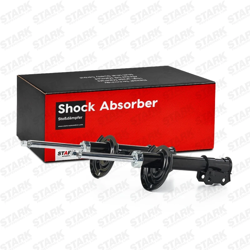 Image of STARK SKSA-0132703 Shock absorber Front Axle Left, Gas Pressure, Twin-Tube, Suspension Strut, Top pin, with accessories Shock Absorber (854)