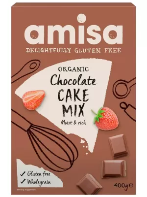 image of Amisa - Chocolate Cake Mix Gluten Free 400g