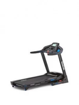 image of Reebok Gt60 One Series Treadmill - Black With Blue Trim