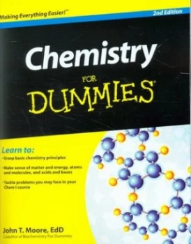 Image of Chemistry for Dummies by John T. Moore Paperback