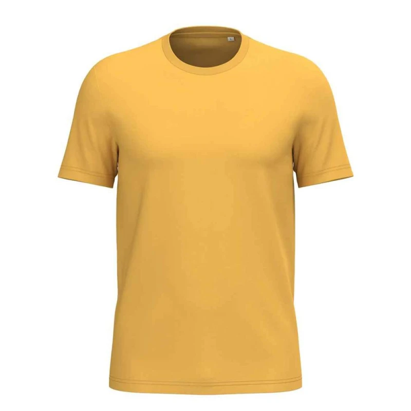 Image of Native Spirit Mens Yellow T-Shirt Size: Large Yellow Male L