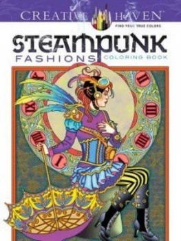 Image of Creative Haven Steampunk Fashions Coloring Book by Marty Noble Book