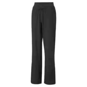 image of Puma Modest Wide Leg Trousers Womens - Black