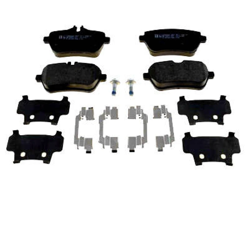 Image of ZIMMERMANN 25071.190.2 Brake pad set Rear Axle, prepared for wear warning indicator, Photo corresponds to scope of supply, with bolts/screws Brake Pa