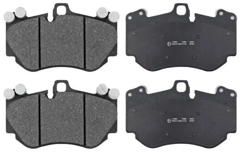 Image of A.B.S. 37693 Brake pad set prepared for wear warning indicator Brake Pad Set,disc brake (402)