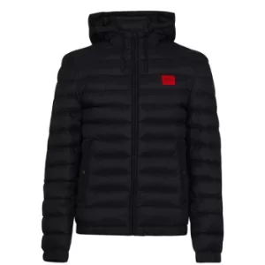 image of Hugo Boss Balin Hooded Padded Jacket Black Size L Men