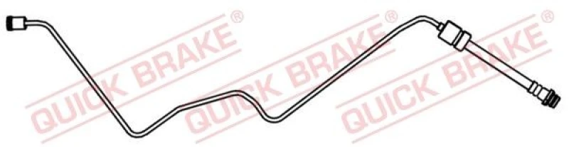 Image of QUICK BRAKE Brake hose QUICK BRAKE 96.016