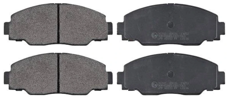 Image of A.B.S. 36760 Brake pad set without integrated wear sensor Brake Pad Set,disc brake (402)
