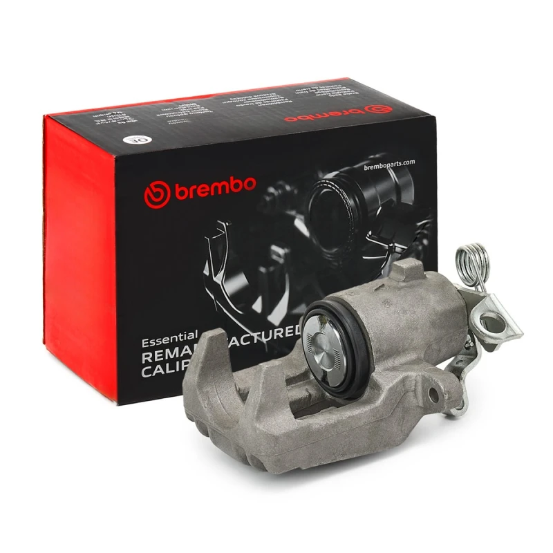 Image of BREMBO F 85 177 Brake caliper ESSENTIAL LINE Rear Axle Right Aluminium Brake Caliper (78)