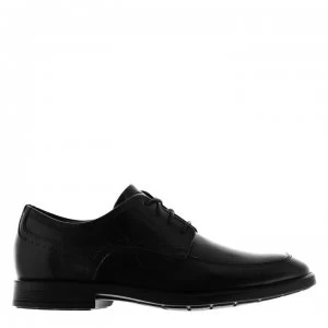 Image of Rockport Modern Apron Leather Shoes Mens - Black