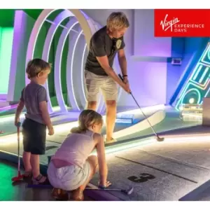 Family Crazy Golf Experience for Two Adults and Two Children at Pop Golf