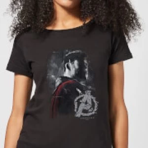 image of Avengers Endgame Thor Brushed Womens T-Shirt - Black